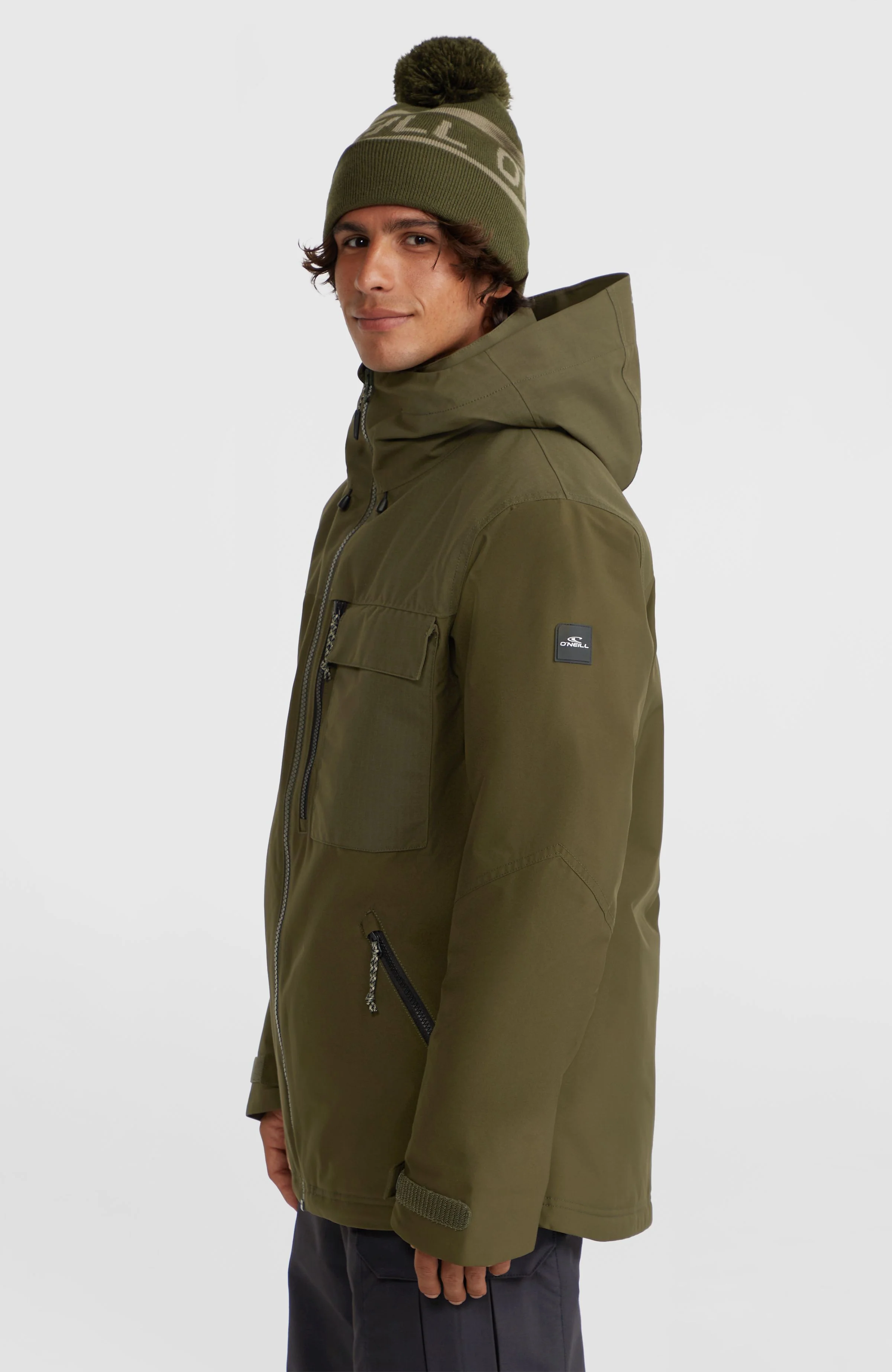 Utility Hybrid Snow Jacket | Forest Night - Image 3