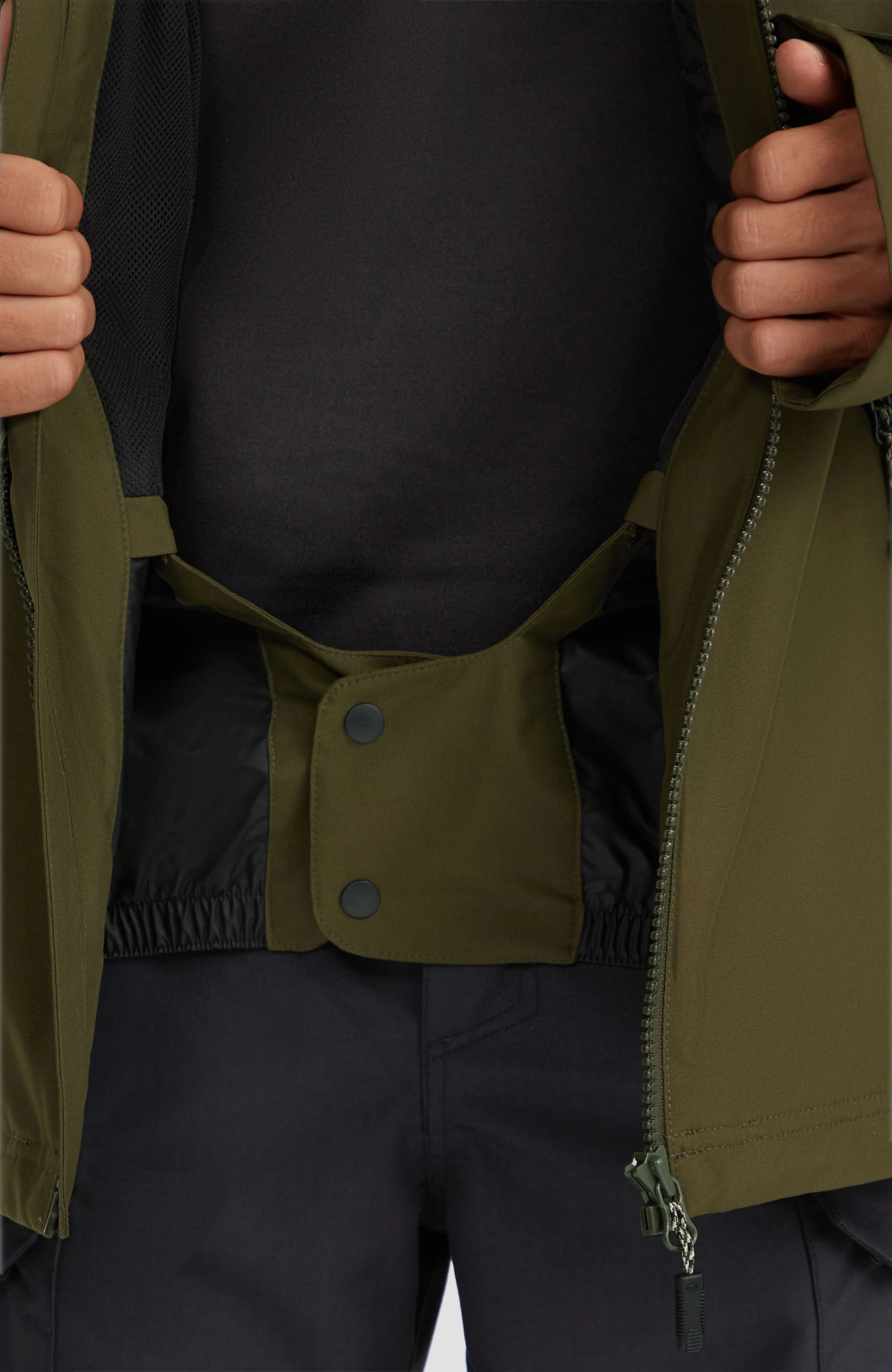 Utility Hybrid Snow Jacket | Forest Night - Image 5